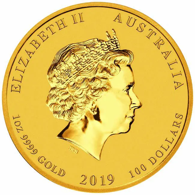 Zlatá minca Lunární série II Rok Praseťa 2019, 1 oz