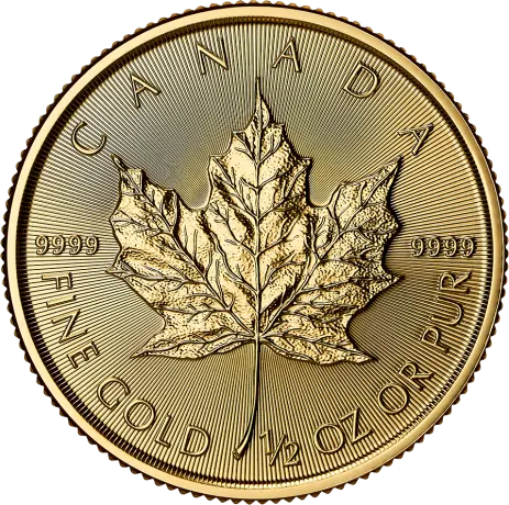 Zlatá minca Maple Leaf 2025, 1/2 oz