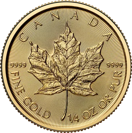 Zlatá minca Maple Leaf 2025, 1/4 oz