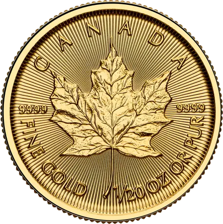 Zlatá minca Maple Leaf 2025, 1/20 oz