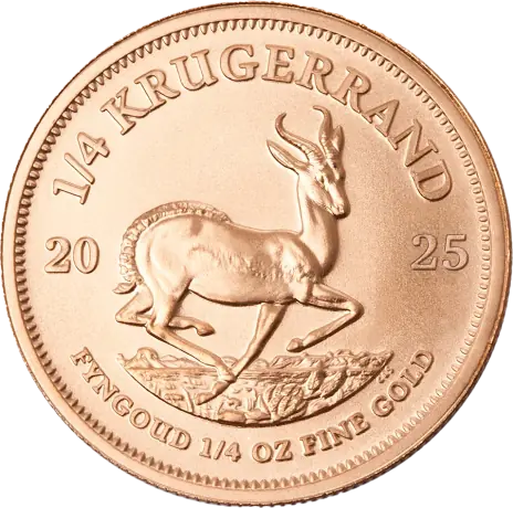 Zlatá minca Krugerrand 2025, 1/4 oz