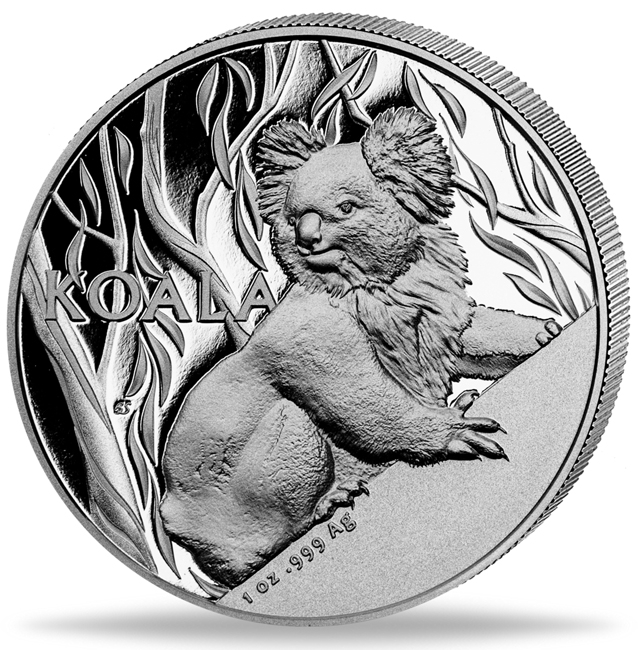 Stříbrná mince Koala 2024 v etuji, 1 oz 