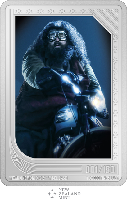 Harry Potter Rubeus Hagrid 2024- stříbrná sběratelská mince