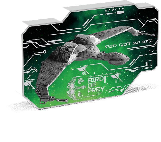 Star Trek Bird of Prey - vozidlo, 1 oz stříbra