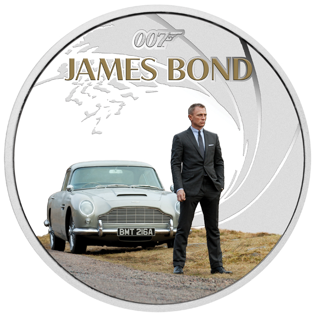 James Bond - Daniel Craig, 1 oz stříbra