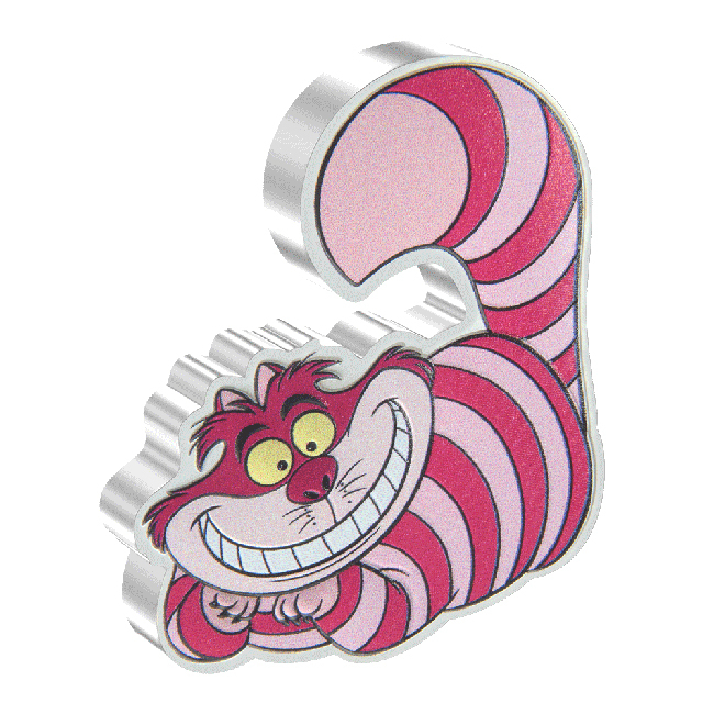 Kočka Šklíba (Cheshire Cat) 2025,  62 g stříbra v etuji